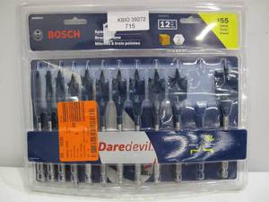 lot 715 image: Bosch Daredevil High Carbon Steel Standard Spade Bit Set