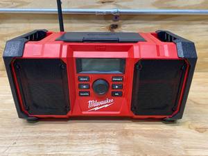 MILWAUKEE M18 18-Volt Lithium-Ion Cordless Jobsite Radio.  Tool Only