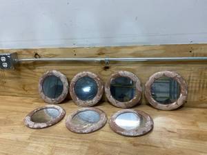 Lot of 7 Decorative Mirrors