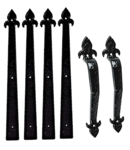 EVERBILT Premium Decorative Black Garage Door Hardware Kit