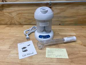 KINGSTEAM Mini Spa Face Steamer Tabletop Ozone Extendable Arm Facial Steamer Design for personal care at home or salon, white