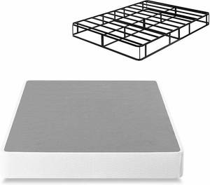 ZINUS 9 Inch Smart Metal Box Spring  Mattress Foundation  Strong Full
