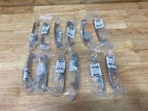 LIBERTY Lot of 12-  Modern Twist 5-116 in. (128 mm) Satin Nickel Drawer Pulls