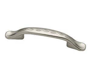 BRAINERD Lot of 12-  Vintage Nickel Arch Cabinet Drawer Pull Handles