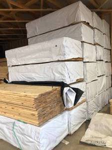 lot 13 image: 1x6x8 Southern Yellow Pine Unfinished and Non-endmatched Ship Lap  Nickel Lap