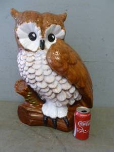 Huge Ceramic Owl