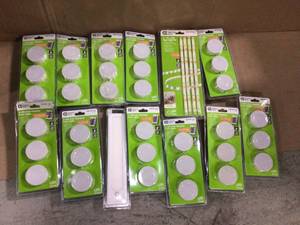 lot 54 image: Commercial Electric 3-Light RGBW LED Puck Light Kit 21393KIT-WH Customer Returns See Pictures