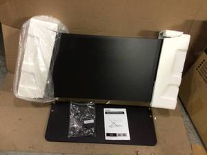 lot 85 image: Adjustable Height Stand Up Work Station Ergonomic Computer Desk Riser Customer Returns See Pictures