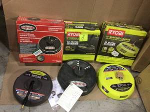 Lot of assorted Surface Cleaner for Gas Pressure Washer Customer Returns See Pictures