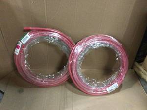 Lot of 2 12 in. x 50 ft. Coil Red PEX-B Pipe Customer Returns See Pictures