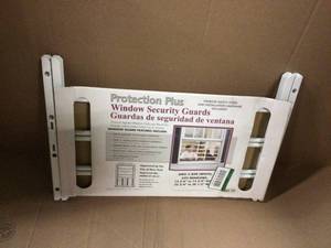 Grisham AWG 22-34 in. to 36-12 in. Adjustable Width 3-Bar Window Guard, White Customer Returns See Pictures