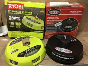 Lot of 2 Surface Cleaner Rated up to 3700 PSI Customer Returns See Pictures