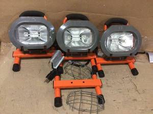 250-Watt Portable Halogen Work Light Customer Returns See Pictures