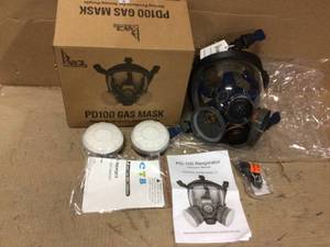 Full Face Organic Vapor Respirator and Gas Mask Customer Returns See Pictures