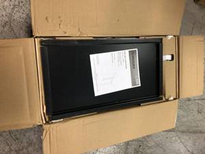 Ready-to-Assemble 24-Gauge Steel Wall Mounted Garage Cabinet in Black (28 in. W x 29 in. H x 12 in. D) by Husky