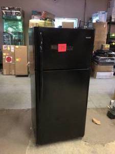 Frigidaire 18-cu ft Top-Freezer Refrigerator (Black) customer returns limited warranty in working condition