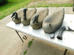 lot 31 image: Four Vintage Duck Decoys