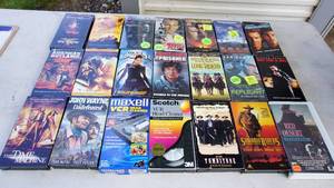 lot 78 image: Twenty-One VCR Tapes