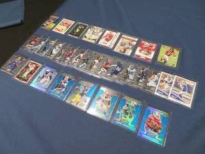 COLLECTABLE FOOTBALL CARDS- LOT OF ROOKIES