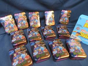 TOPPS  MATCH ATTAZ TINS,  TOPPS HERITAGE BASEBALL CARDS.