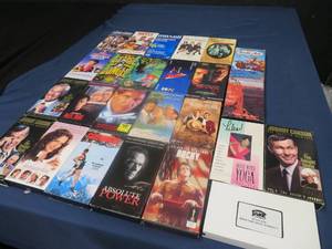 25 VHS MOVIES