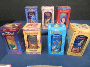 1994 COLLECTABLE DISNEY CUPS FROM BURGER KING - STILL IN ORIGINAL BOXES