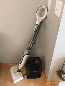 Honeywell Space Heater with Shark Professional Steam Mop