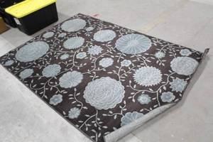 Area Rug Mums Chocolate 7Lx5W
