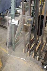 Lot of (3) Acrylic Panels Clear 48Lx22W