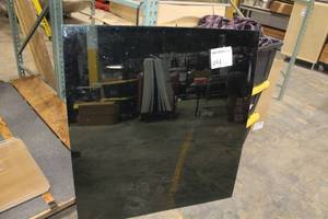 Lot of (4) Acrylic Panels Black 48Lx44W