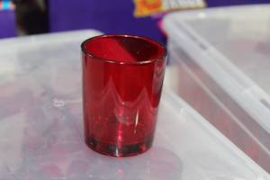 Lot of (30) Votive Candleholders Red 2-12Hx2D