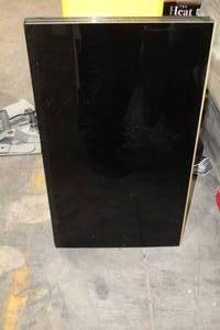 Lot of (9) Acrylic Panels Black 39Lx22-12W