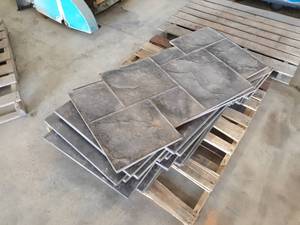 lot 239 image: Lot of (9) Concrete Stamps 48 x 30 - All the Same Style
