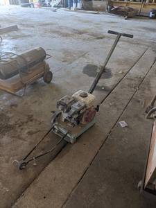 lot 78 image: Target Concrete Saw w Honda 4HP Engine