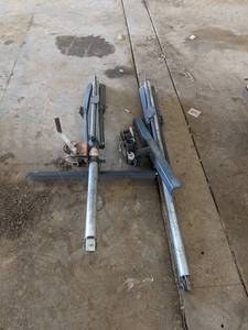 lot 79 image: Hoist w (2) Crank Winches - Made by Right Way MFG Owens WI