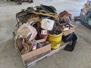 lot 98 image: PALLET LOT - Extension Cords, Aluminum Nails, Concrete Anchors, PVC Pipe and More