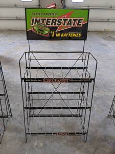lot 115 image: Interstate Battery Store Display Rack