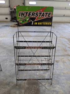 lot 125 image: Interstate Battery Store Display Rack