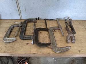 lot 136 image: Lot of C-Clamps and More