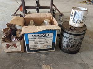 lot 197 image: Weed Killer, Landscape Staples, Grease and More