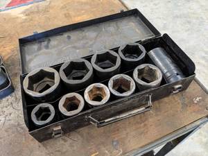lot 202 image: Pittsburgh 1 Drive Impact Socket Set - From 2 to 1