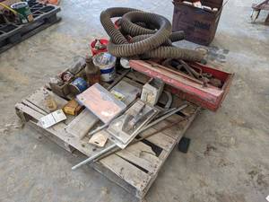 lot 213 image: PALLET LOT - Hardware, Tubing, Snap Ring Kit, O-Ring Kit and More