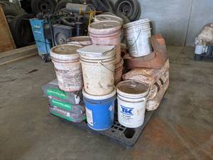 lot 242 image: PALLET LOT - Concrete Overlay, Surface Retarder and More