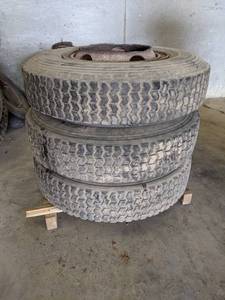 lot 244 image: Lot of (3) Yokohama Truck Tires 10.00R20