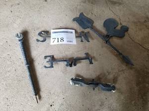 lot 718 image: Weather Vane (unassembled)