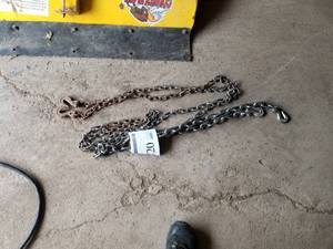 lot 720 image: Lot of (2) Chain with Hook Ends
