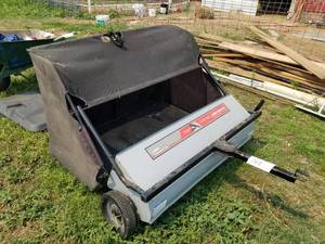 lot 761 image: Ohio Steel Industries Professional Grade Extra Wide Lawn Sweeper