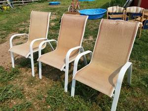 lot 803 image: Lot of (3) Patio Chairs