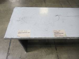 lot 200 image: Husky Work Benches 6 ft. Stainless Steel Top Workbench 72WB01SS-THD