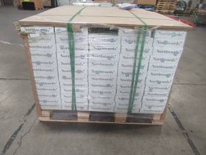 lot 125 image: Pallet (59 Cases) Quality Craft 3.5mm 7 in x 48 in Stone Core Click Country Pine Engineered Vinyl Plank Flooring 743COT870CUP-N - $2,850 RESERVE